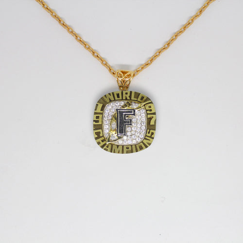 Miami Marlins 1997 World Series MLB Championship Pendant with Chain