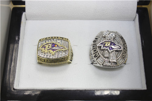 Baltimore Ravens 2000-2012 Super Sowl Championship Ring Collection