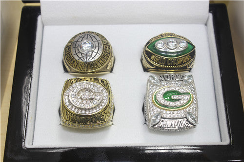 Green Bay Packers 1966-1967-1996-2010 Super Sowl Championship Ring Collection