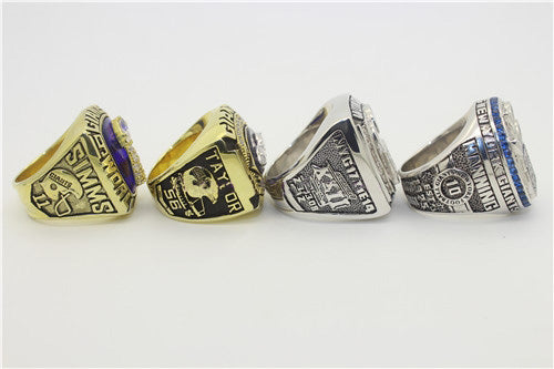 New York Giants 1986-1990-2007-2011 Super Sowl Championship Ring Collection