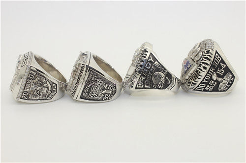 New England Patriots 2001-2003-2004-2014 Super Sowl Championship Ring Collection