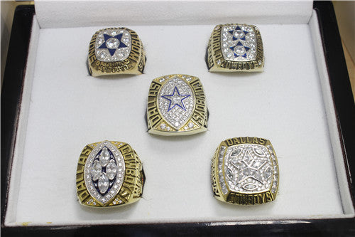 Dallas Cowboys 1971-1977-1992-1993-1995 Super Sowl Championship Ring Collection