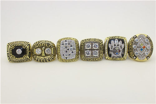 Pittsburgh Steelers 1974-1975-1978-1979-2005-2008 Super Sowl Championship Ring Collection