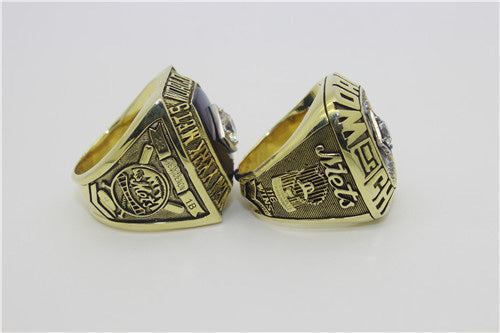 New York Mets 1969-1986 World Series MLB Championship Ring Collection