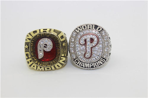 Philadelphia Phillies 1980-2008 World Series MLB Championship Ring Collection