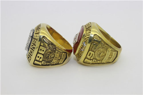 Minnesota Twins 1987-1991 World Series MLB Championship Ring Collection