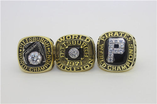 Pittsburgh Pirates 1960-1971-1979 World Series MLB Championship Ring Collection