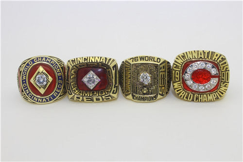 Cincinnati Reds 1940-1975-1976-1990 World Series MLB Championship Ring Collection