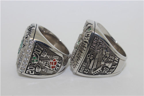 Saskatchewan Roughriders 2007-2013 Grey Cup Championship Ring Collection