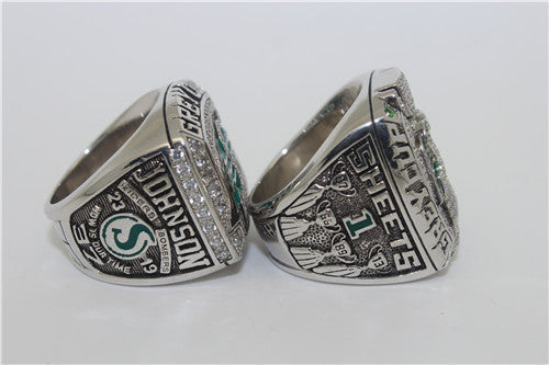 Saskatchewan Roughriders 2007-2013 Grey Cup Championship Ring Collection