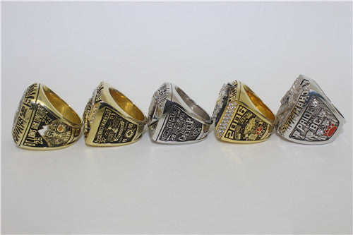 BC Lions 1994-1999-2000-2006-2011 Grey Cup Championship Ring Collection