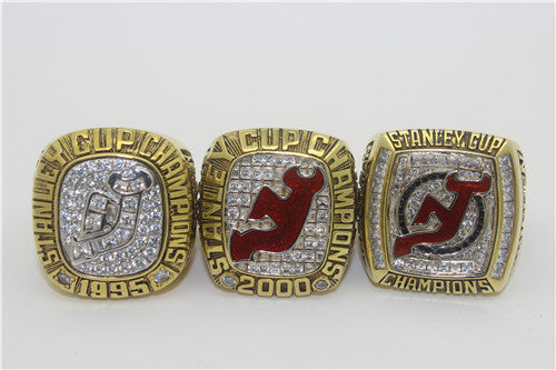 New Jersey Devils 1995-2000-2003 Stanley Cup Finals NHL Championship Ring Collection