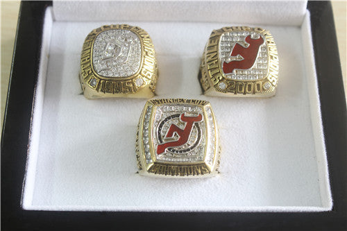 New Jersey Devils 1995-2000-2003 Stanley Cup Finals NHL Championship Ring Collection