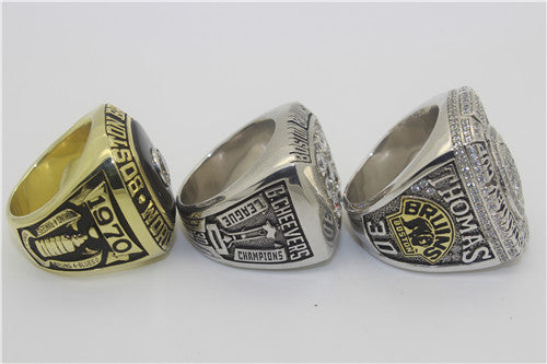 Boston Bruins 1970-1972-2011 Stanley Cup Finals NHL Championship Ring Collection