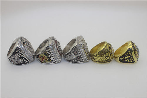 Chicago Blackhawks 1934-1961-2010-2013-2015 Stanley Cup Finals NHL Championship Ring Collection