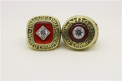 Philadelphia 76ers 1967-1983 NBA Finals National Basketball World Championship Ring Collection