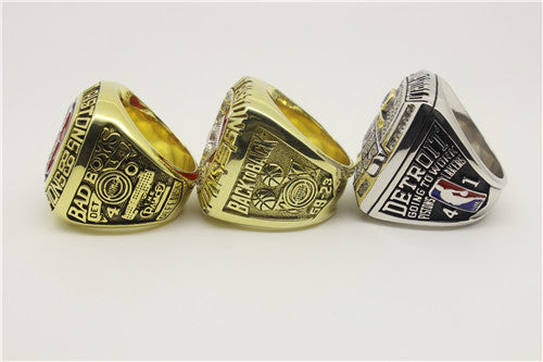 Detroit Pistons 1989-1990-2004 NBA Finals National Basketball World Championship Ring Collection