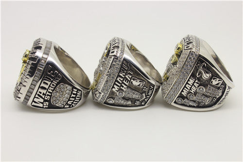 Miami Heat 2006-2012-2013 NBA Finals National Basketball World Championship Ring Collection