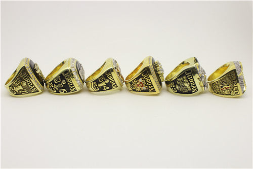 Chicago Bulls 1991-1992-1993-1996-1997-1998 NBA Finals National Basketball World Championship Ring Collection