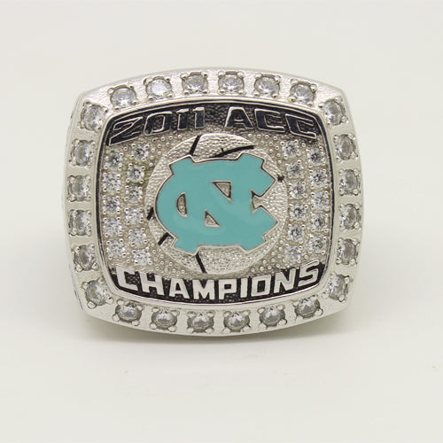 Custom North Carolina Tar Heels 2011 ACC Elite 8 Basketball Championship Ring