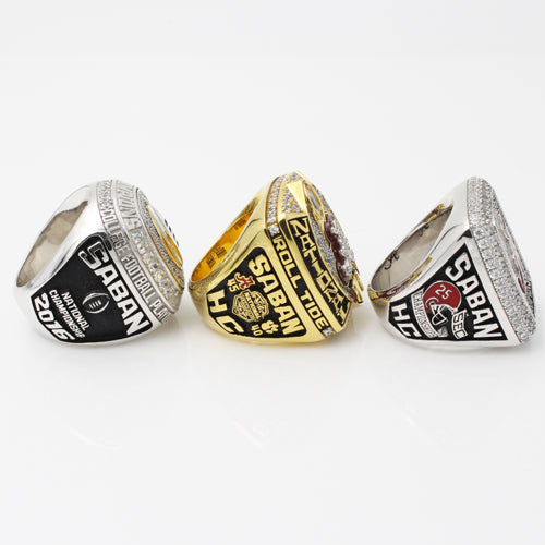 Alabama Crimson Tide 2015 National-CFP-SEC Championship Rings Collection