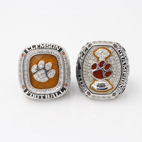 Clemson Tigers 2015 Orange Bowl & ACC Championship Ring Ring Collection