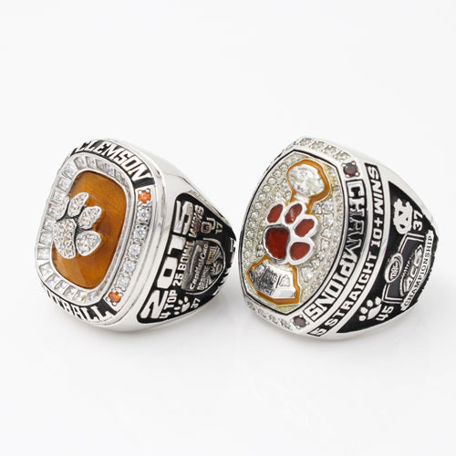 Clemson Tigers 2015 Orange Bowl & ACC Championship Ring Ring Collection