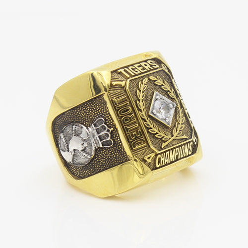 Detroit Tigers 1945 World Series MLB Championship Ring With Cubic Zirconia