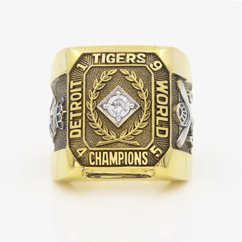 Detroit Tigers 1945 World Series MLB Championship Ring With Cubic Zirconia