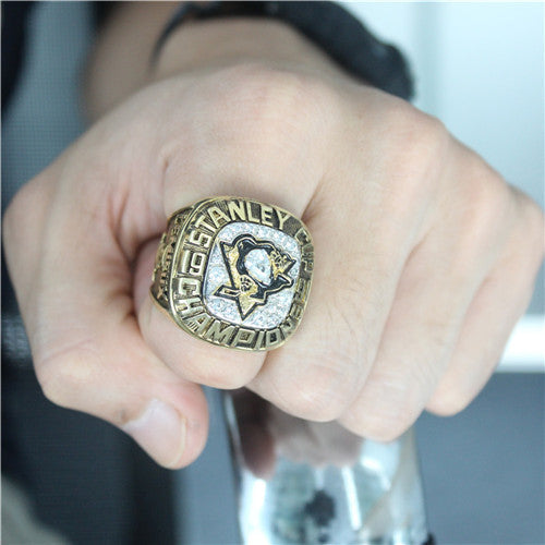 Pittsburgh Penguins 1991 Stanley Cup Final NHL Championship Ring