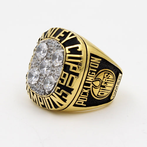 Edmonton Oilers 1990 Stanley Cup Final NHL Championship Ring