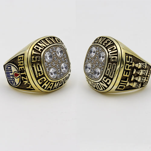 Edmonton Oilers 1988 Stanley Cup Final NHL Championship Ring