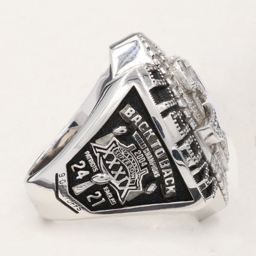 Super Bowl XXXIX 2004 New England Patriots Championship Ring