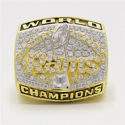 Super Bowl XXXIV 2000 St. Louis Rams Championship Ring