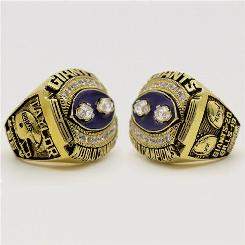 Super Bowl XXV 1990 New York Giants Championship Ring