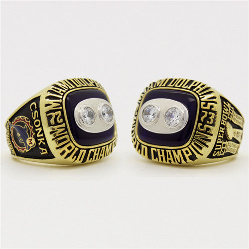 Super Bowl VIII 1973 Miami Dolphins Championship Ring