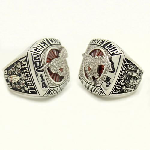 2014 Calgary Stampeders 102nd Grey Cup CFL Championship Ring