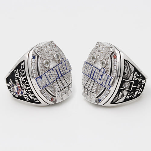 Custom Montreal Alouettes 2009 CFL 97th Grey Cup Championship Ring