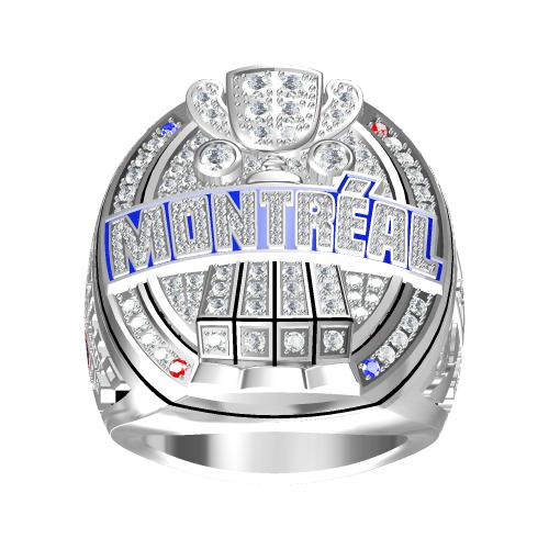 Custom Montreal Alouettes 2009 CFL 97th Grey Cup Championship Ring