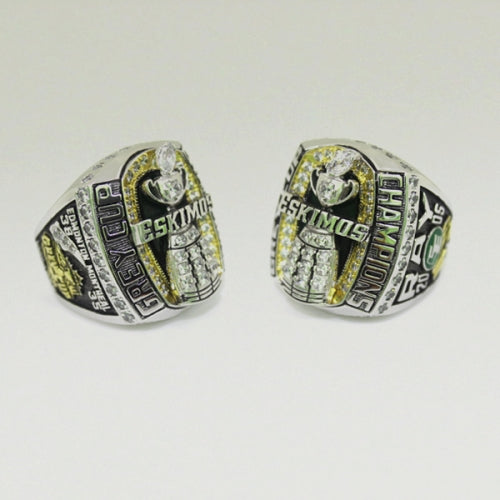 Custom Edmonton Eskimos 2005 CFL 93rd Grey Cup Championship Ring