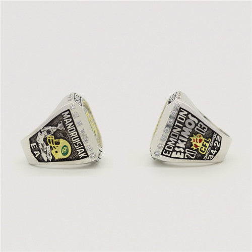 Custom Edmonton Eskimos 2003 CFL 91st Grey Cup Championship Ring