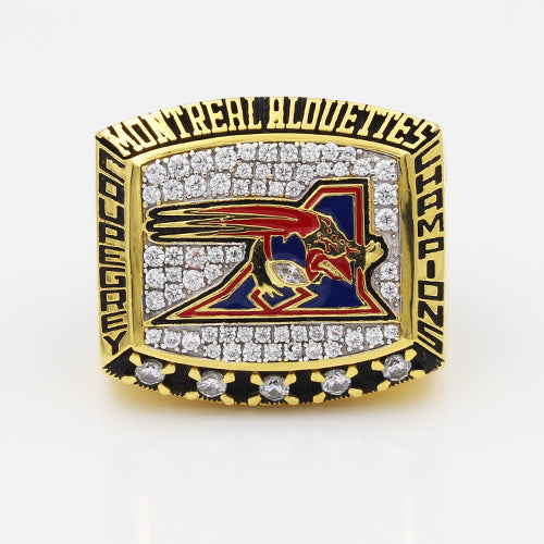 Custom Montreal Alouettes 2002 CFL 90th Grey Cup Championship Ring