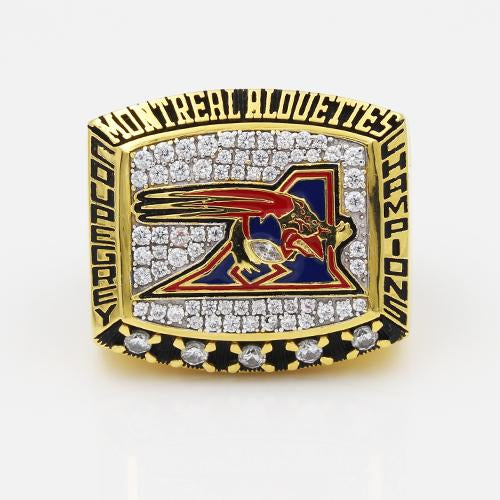 2002 Montreal Alouettes 90th Grey Cup CFL Championship Ring