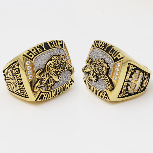 Custom Hamilton Tiger-Cats 1999 CFL 87th Grey Cup Championship Ring