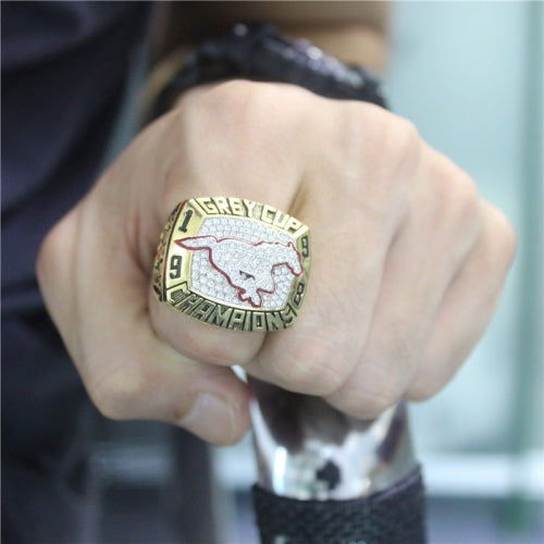 Custom Calgary Stampeders 1998 CFL 86th Grey Cup Championship Ring