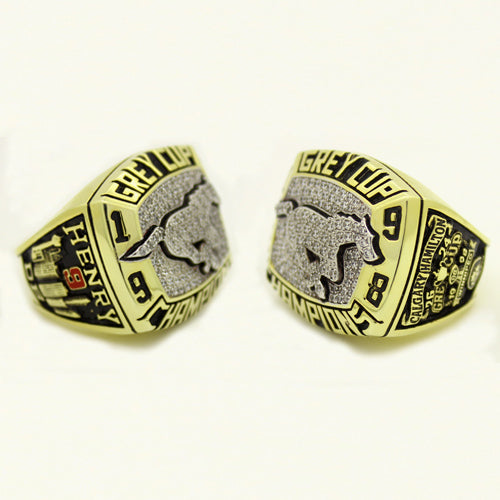 Custom Calgary Stampeders 1998 CFL 86th Grey Cup Championship Ring