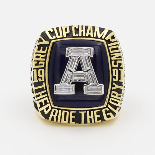 Custom Toronto Argonauts 1991 CFL 79th Grey Cup Championship Ring