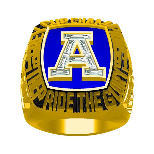 Custom Toronto Argonauts 1991 CFL 79th Grey Cup Championship Ring