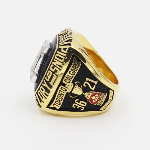 Custom Toronto Argonauts 1991 CFL 79th Grey Cup Championship Ring