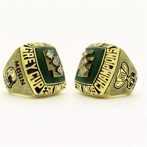 1980 Edmonton Eskimos 68th Grey Cup CFL Championship Ring